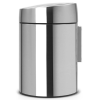 Coș de gunoi DE LUXE 5 l, oțel mat, Brabantia