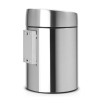 Coș de gunoi DE LUXE 5 l, oțel mat, Brabantia