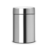Coș de gunoi DE LUXE 5 l, oțel mat, Brabantia
