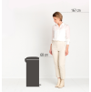 Coș cu pedală NEWICON 30 l, oțel lucios, Brabantia