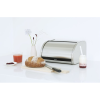 Coș pentru pâine ROLL TOP 32 cm, oțel mat, Brabantia