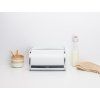 Coș pentru pâine ROLL TOP 32 cm, alb, Brabantia