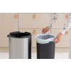 Coș de gunoi cu capac sensibil la atingere TOUCH BIN NEW 30 l, rezistent la amprentă, oțel mat, Brabantia