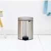 Coș cu pedală NEWICON 5 l, oțel mat, Brabantia
