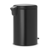Coș cu pedală NEWICON 20 l, negru mat, Brabantia