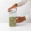 Recipient pentru depozitarea alimentelor TASTY PLUS 1,6 l, gri deschis, plastic, Brabantia