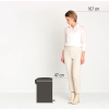 Coș cu pedală NEWICON 20 l, platină, Brabantia