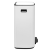 Coș cu pedală BO 60 l, alb, Brabantia