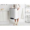Coș cu pedală BO 60 l, alb, Brabantia