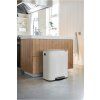 Coș cu pedală BO 60 l, alb, Brabantia