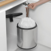 Coș de gunoi integrat 15 l, oțel lucios, Brabantia