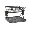 Suport pentru uscarea vaselor 51 cm, pliabil, gri, Brabantia