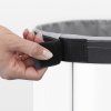 Coș de rufe 35 l, cu capac din plastic, alb, Brabantia