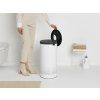 Coș de rufe 35 l, cu capac din plastic, alb, Brabantia