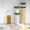 Borcan de depozitare pentru bucătărie 600 ml, stivuibil, sticlă, Brabantia