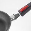 Tigaie sauté DIAMOND LITE 24 cm, pentru inducție, cu mâner detașabil, titan, WOLL