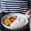 Farfurie pentru cină FADE 20 cm, cu margine înaltă, bej, MIJ