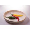 Farfurie pentru cină FADE 20 cm, cu margine înaltă, bej, MIJ