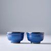 Cupa Sake 35 ml, albastru, ceramică, MIJ