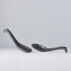 Lingură japoneză BLACK MATT 17,5 cm, negru, MIJ