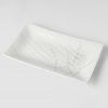 Platou de servit WHITE BLOSSOM 33 x 19 cm, MIJ