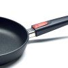 Tigaie pentru pește TITANIUM NOWO 38 x 28 cm, mâner detașabil din titan, WOLL