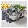 Oală MILADY 24 cm, din oțel inoxidabil lustruit, de Buyer