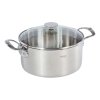 Oală MILADY 24 cm, din oțel inoxidabil lustruit, de Buyer