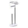 suport pentru toaletă EASYSTORE 68 cm, argintiu / alb, oțel inoxidabil, Joseph Joseph
