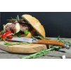 Set cuțite pentru friptură PREMIUM, 6 buc, cu bloc de lemn, Laguiole