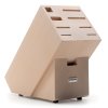 Set bloc de cuțite CLASSIC, 8 buc, cu dispozitiv de honuit cuțit și foarfecă, lemn ușor, Wüsthof