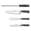 Set bloc de cuțite CLASSIC, 13 buc, cu dispozitiv de honuit cuțit și foarfecă, negru, Wüsthof