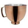 Bol pentru mixer de 4,83 l, cupru, oțel inoxidabil, KitchenAid