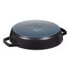 Tigaie pentru servire 26 cm, neagră, din fontă, Staub