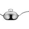 Wok MULTIPLY 32 cm, cu capac, din oțel inoxidabil, WMF