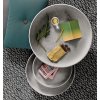 Bol decorativ MOON, ⌀ 50 cm, gri deschis, Blomus