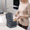 Coș pentru gunoi alimentar STACK 4 l, gri grafit, Joseph Joseph