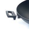 Wok TITANIUM NOWO 32 cm, pentru inducție, titan, WOLL