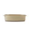 Farfurie pentru cuptor CARACTERE 16 x 11 cm, bej, REVOL
