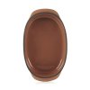 Farfurie pentru cuptor CARACTERE 16 x 11 cm, scorțișoară, REVOL