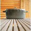Capac pentru cratiță 24 cm, neagră, din fontă, Staub