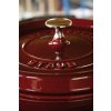 Capac pentru cratiță 24 cm, neagră, din fontă, Staub