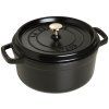 Capac pentru cratiță 24 cm, neagră, din fontă, Staub