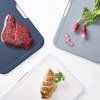 Tocător NEST3 L 60147, set de 3 buc, cu suport, gri, din plastic, Joseph Joseph