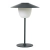 Lampă portabilă de masă ANI, 33 cm, LED, gri închis, Blomus