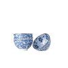 Bol ceramică PLUM & CHERRY BLOSSOM 200 ml, set de 4 buc, ceramică, MIJ