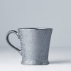 Cană BLACK SCROLL 200 ml, argintiu, ceramică, MIJ