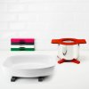 Trifoi magnetic negru Eva Trio