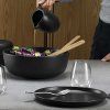 Farfurie pentru mic dejun Nordic kitchen O 21 cm Negru Eva Trio