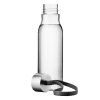 Sticlă pentru băut 0,5 l cu curea gri Eva Trio